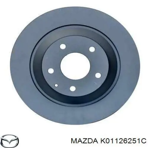 Do koszyka K01126251C Mazda Tarcza hamulcowa tylna