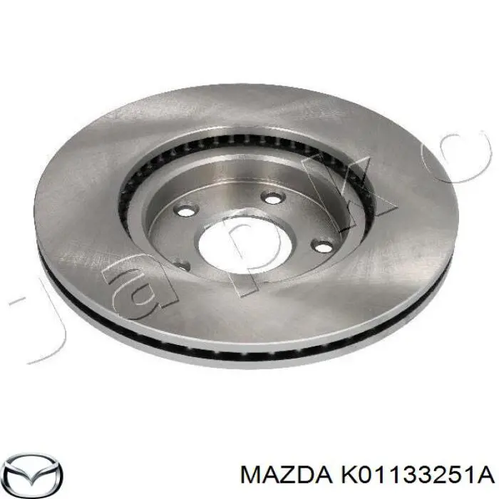 Tarcza hamulcowa przednia Mazda K01133251A cena, od 81,46 USD