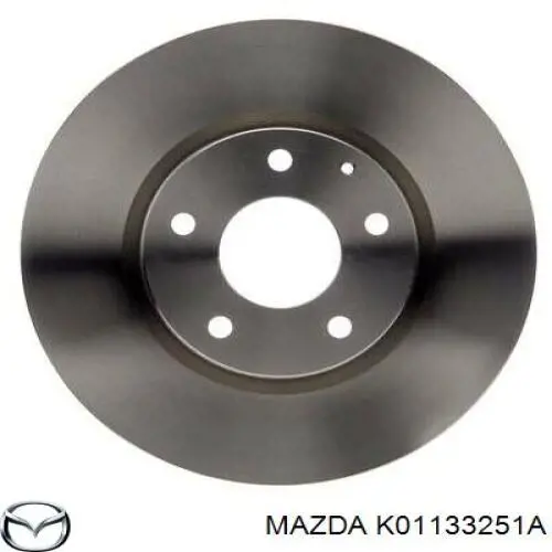 Do koszyka K01133251A Mazda Tarcza hamulcowa przednia