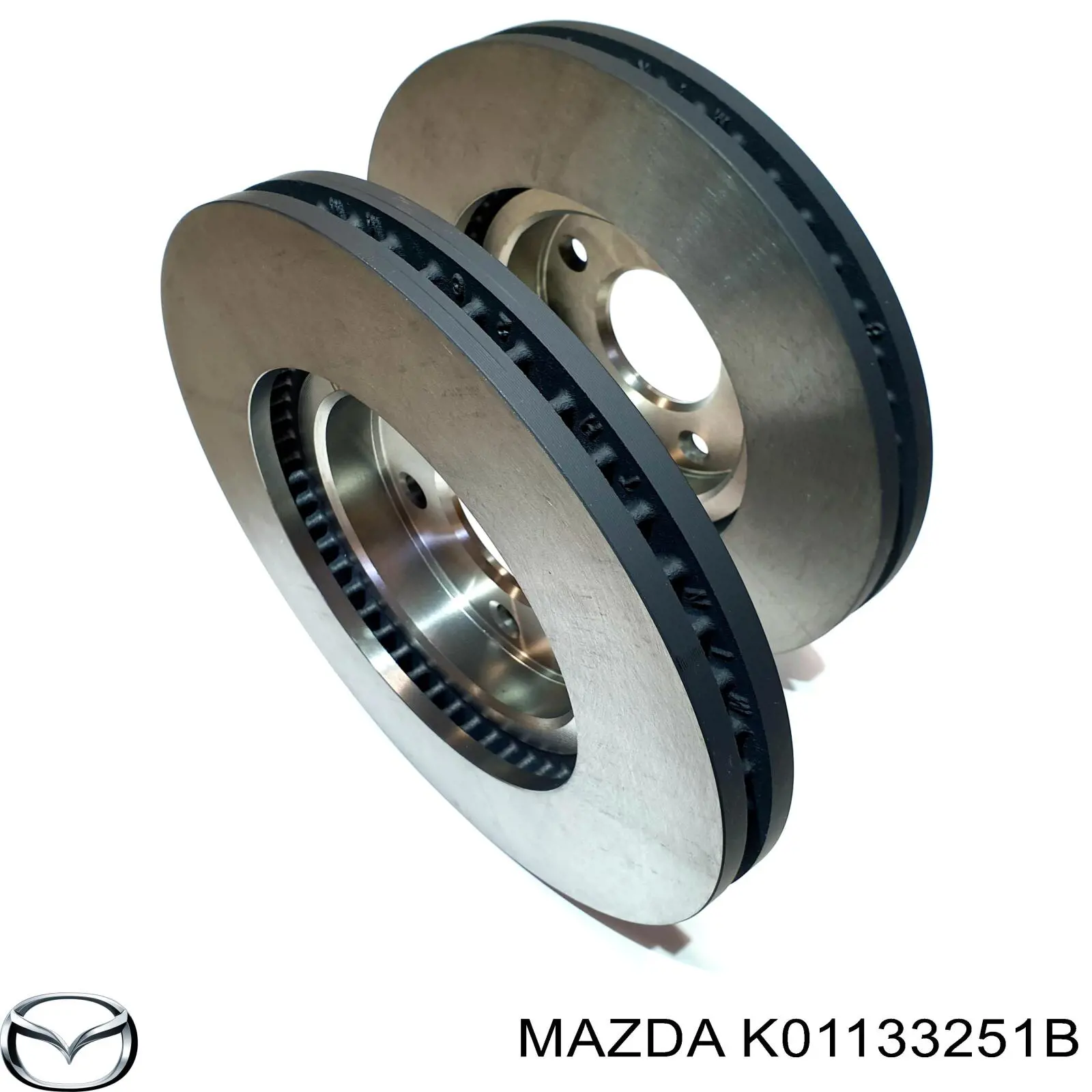 Do koszyka K01133251B Mazda Tarcza hamulcowa przednia