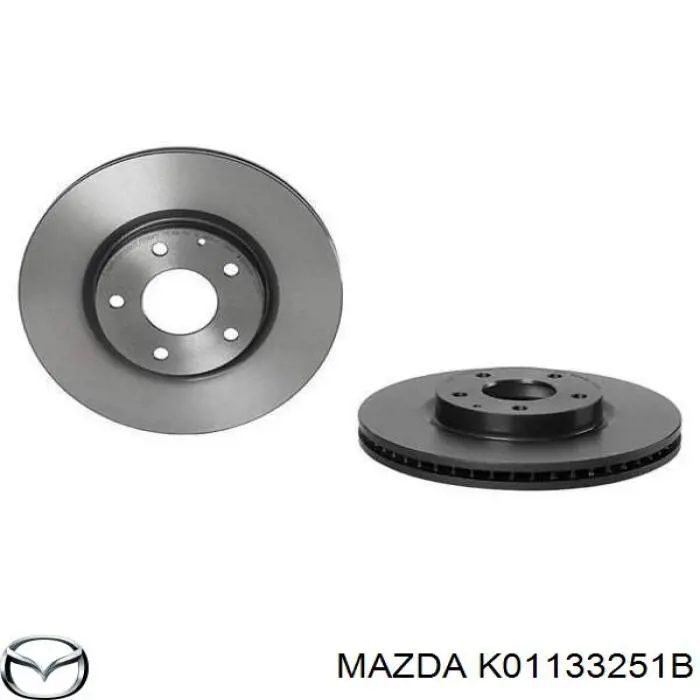 K01133251B Mazda Tarcza hamulcowa przednia