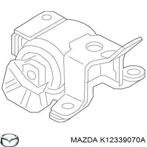 K12339070A Mazda Poduszka (podpora) silnika lewa