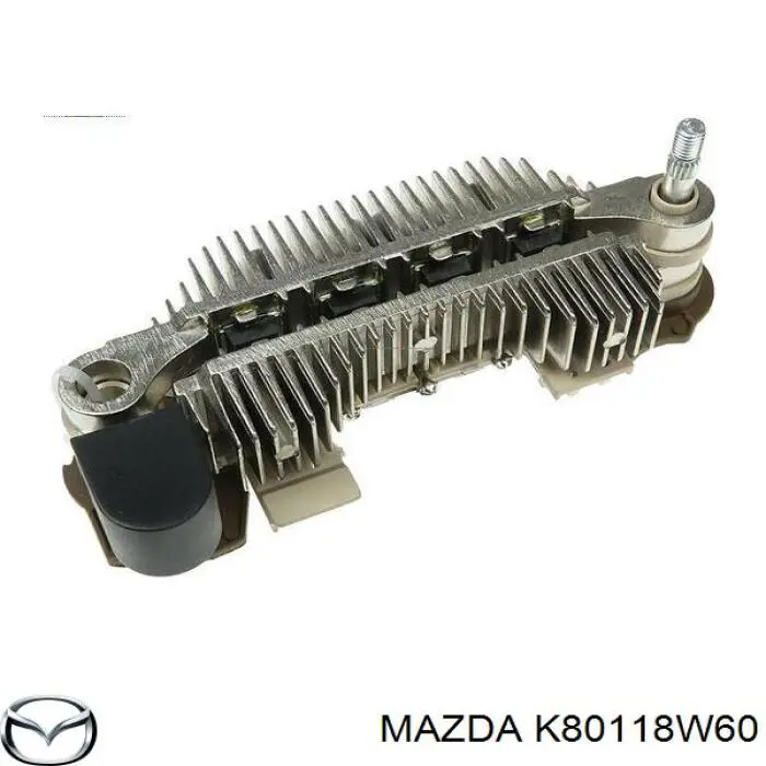 Do koszyka K80118W60 Mazda Mostek prostowniczy alternatora = Moster diodowy alternatora