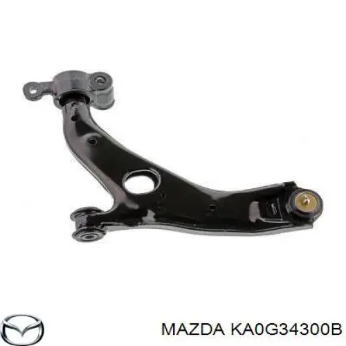 KA0G34300B Mazda wahacz zawieszenia przedniego dolny prawy