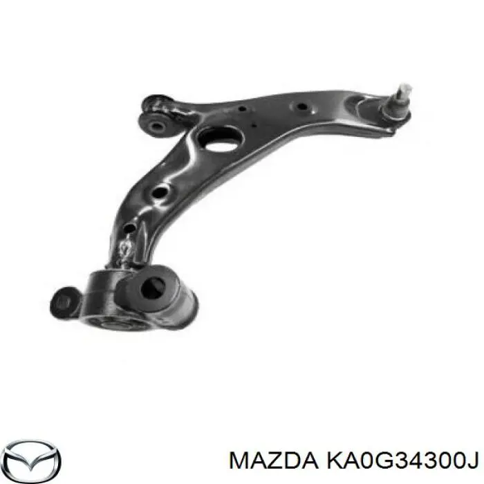 KA0G34300J Mazda Wahacz zawieszenia przedniego dolny prawy