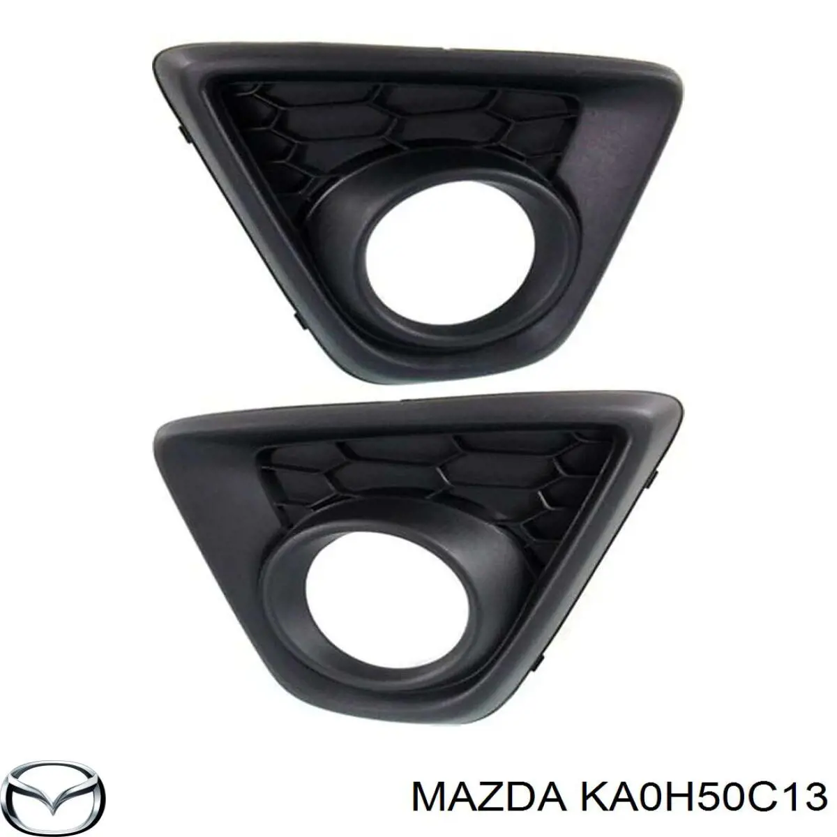 KA0H50C13 Mazda zaślepka (kratka lamp przeciwmgielnych zderzaka przedniego prawa)