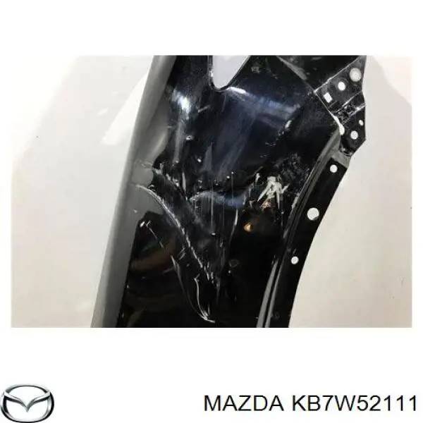 Błotnik przedni prawy KB7W52111 Mazda