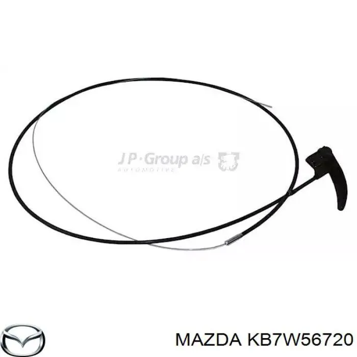 Linka otwierania maski Mazda KB7W56720 cena, od 21,24 USD