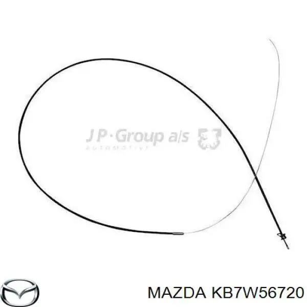 KB7W56720 Mazda Linka otwierania maski