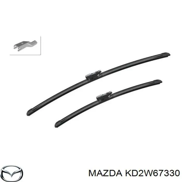 KD2W67330 Mazda Pióro wycieraczki szyby przedniej pasażera