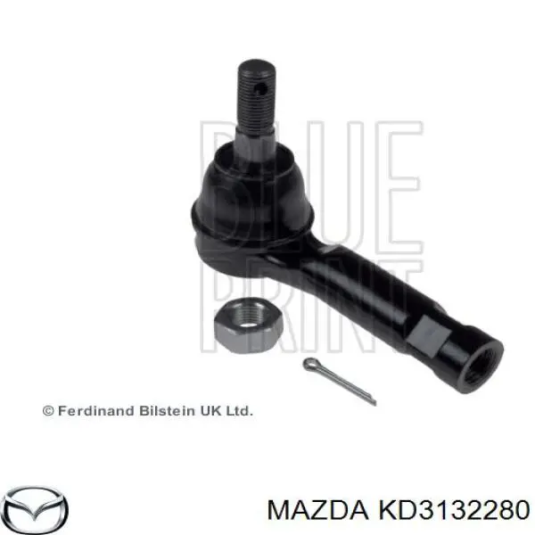 Końcówka drążka kierowniczego zewnętrzna Mazda KD3132280 cena, od 18,25 USD