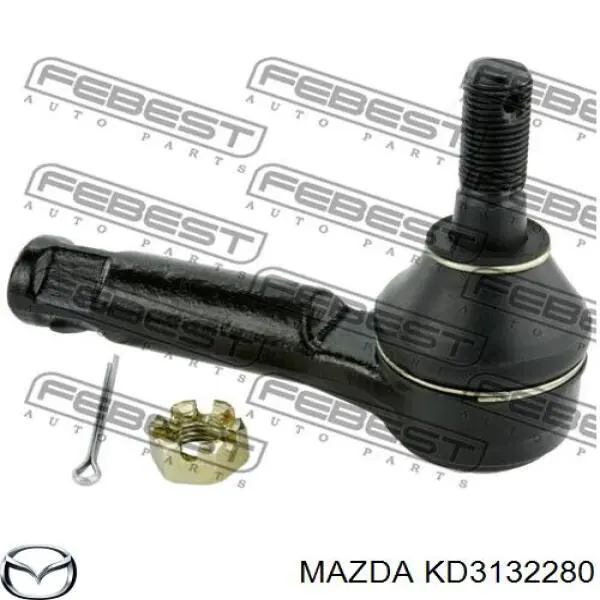 Do koszyka KD3132280 Mazda Końcówka drążka kierowniczego zewnętrzna