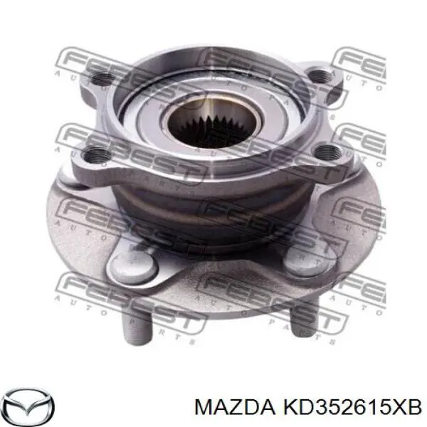 Do koszyka KD352615XB Mazda Piasta tylna