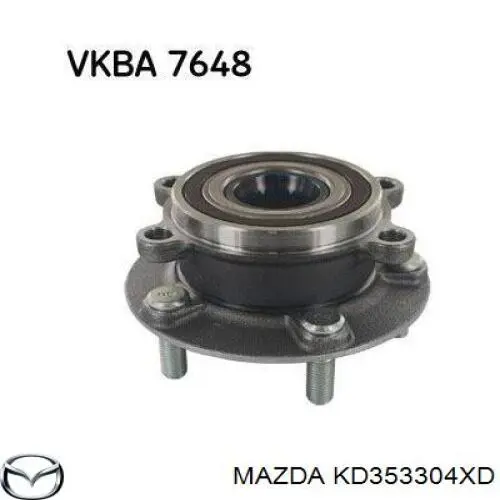 Do koszyka KD353304XD Mazda Piasta przednia