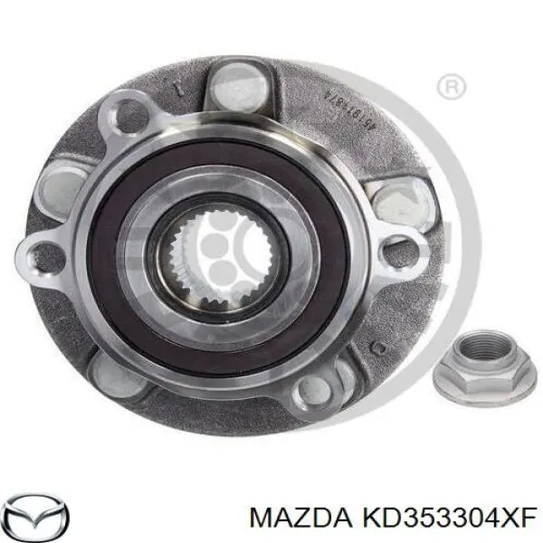 Piasta przednia Mazda KD353304XF cena, od 110,11 USD