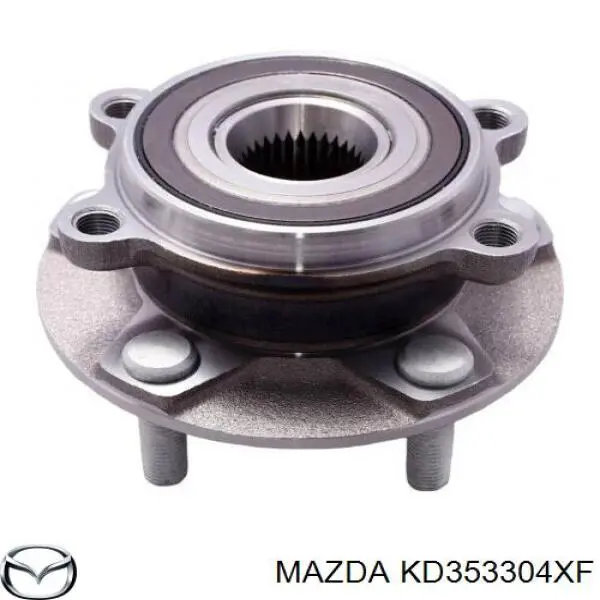 KD353304XF Mazda piasta przednia