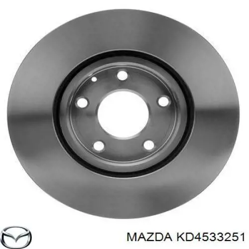 Do koszyka KD4533251 Mazda Tarcza hamulcowa przednia