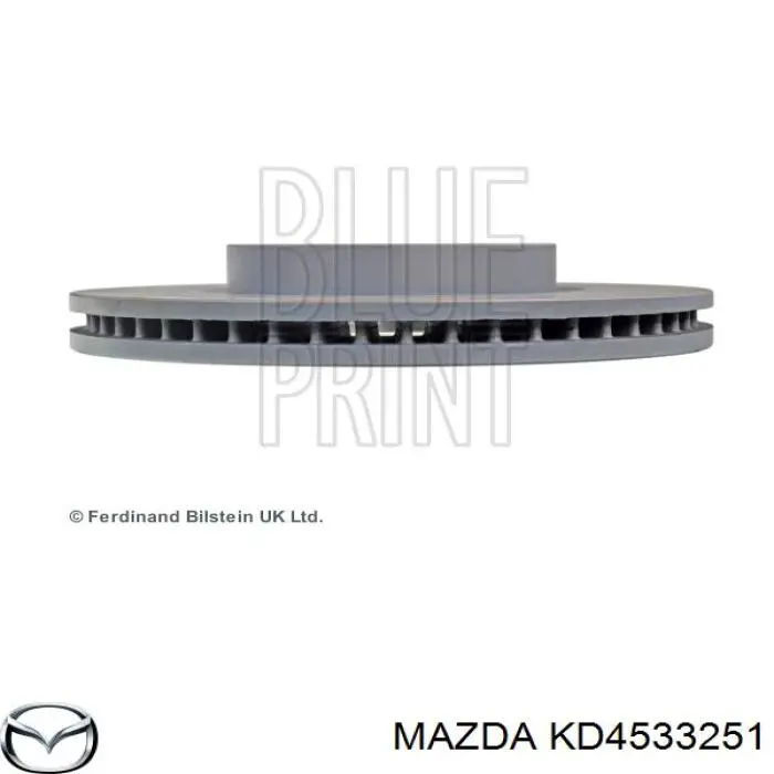GBFT33251A Mazda Tarcza hamulcowa przednia