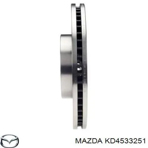 Tarcza hamulcowa przednia Mazda GBFT33251A cena, od 76,83 USD