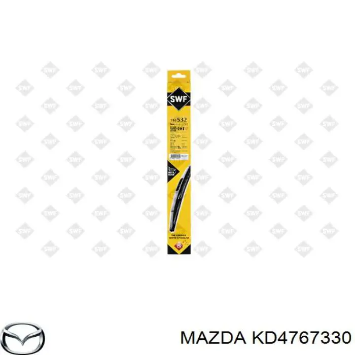 KD4767330 Mazda Pióro wycieraczki szyby tylnej