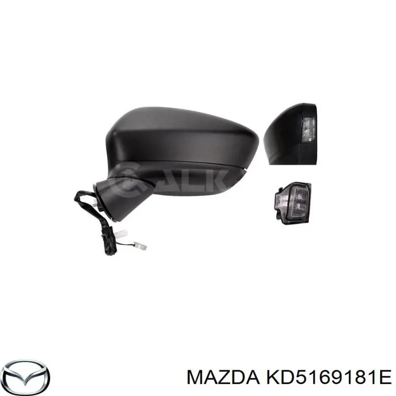 Lusterko wsteczne lewe Mazda KD5169181E cena, od 366,22 USD