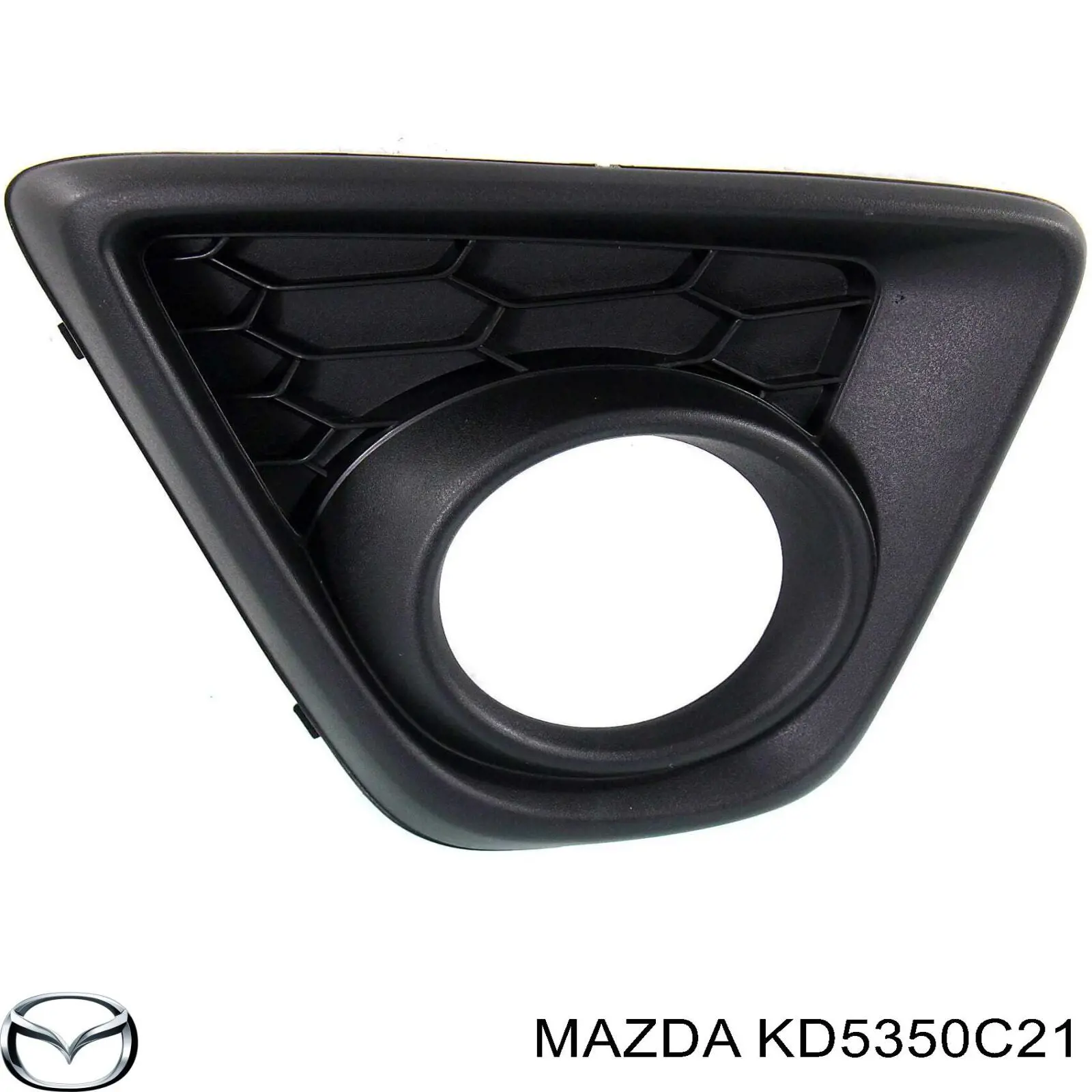 KD5350C21 Mazda zaślepka (kratki lamp przeciwmgielnych zderzaka przedniego lewa)