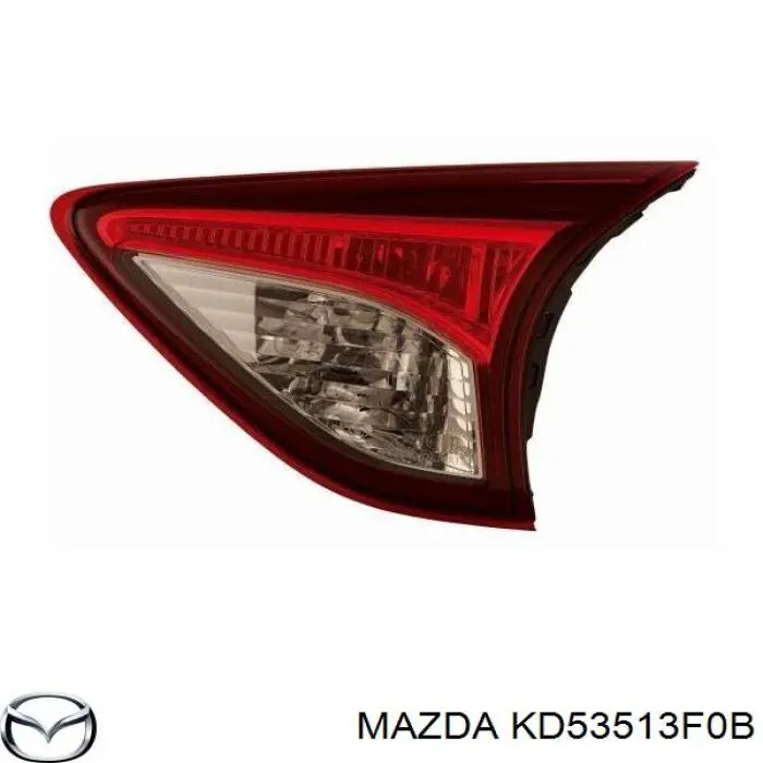 Lampa zespolona tylna prawa wewnętrzna Mazda KD53513F0D cena, od 114,07 USD