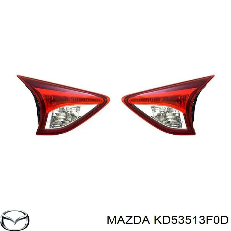KD53513F0D Mazda Lampa zespolona tylna prawa wewnętrzna