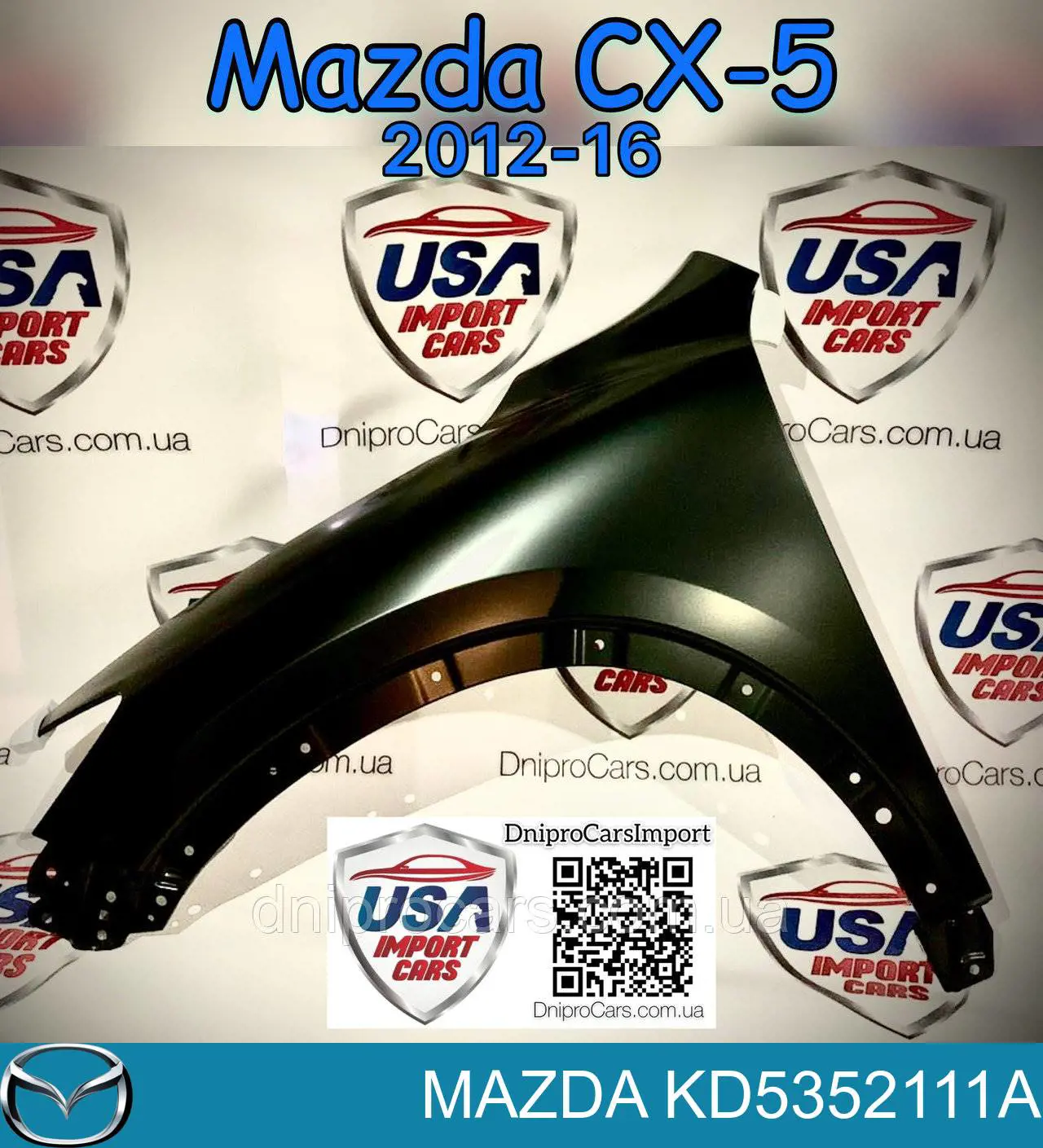 KD5352111A Mazda Błotnik przedni prawy