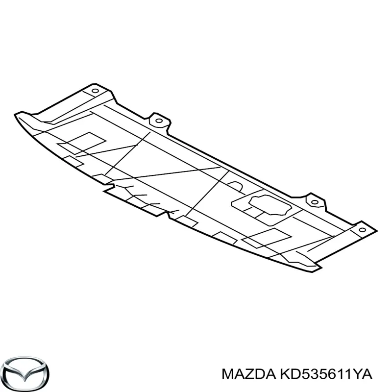 KD535611YA Mazda Osłona silnika przednia