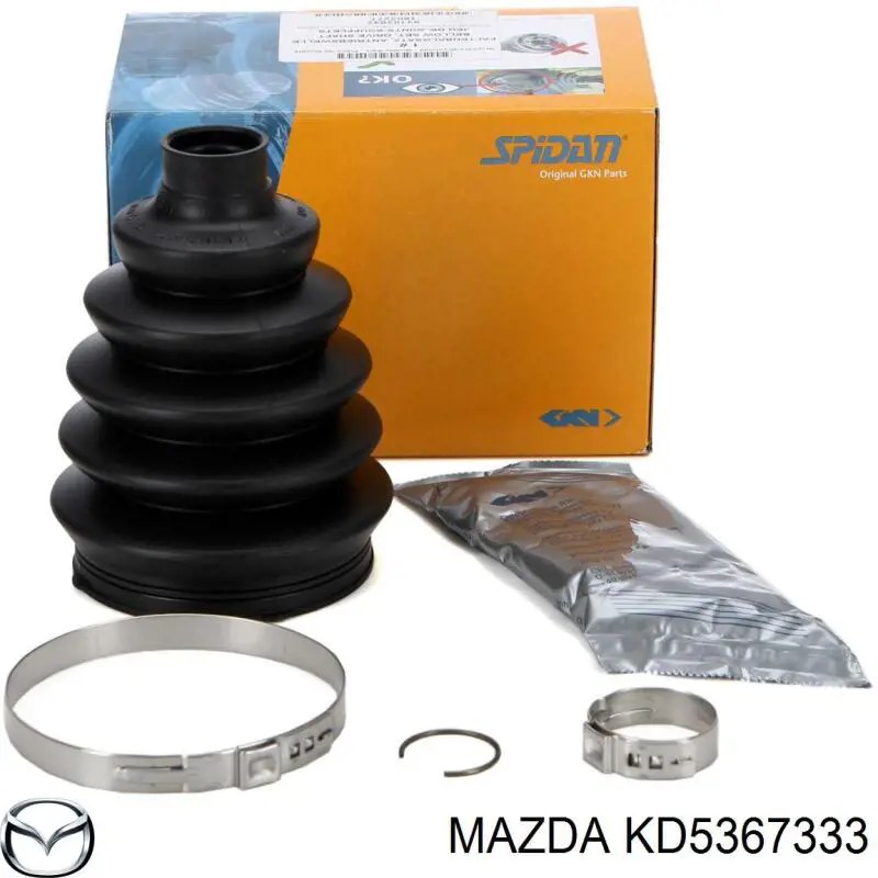 Pióro wycieraczki szyby przedniej pasażera Mazda KD5367333 cena, od 10,10 USD