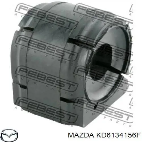 Do koszyka KD6134156F Mazda Tuleja stabilizatora przedniego