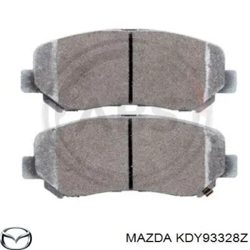 KDY93328Z Mazda Klocki hamulcowe przednie tarczowe