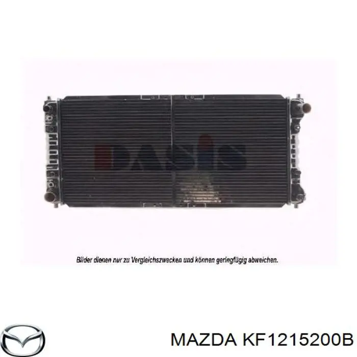 Chłodnica silnika Mazda KF1215200B cena, od 83,28 USD