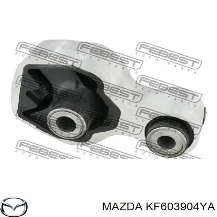 Poduszka (podpora) silnika tylna Mazda KF603904Y cena, od 45,93 USD