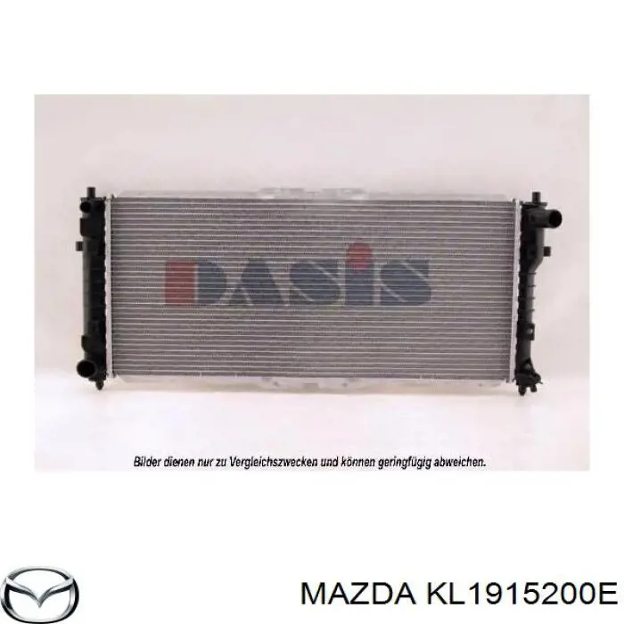 Do koszyka KL1915200E Mazda Chłodnica silnika