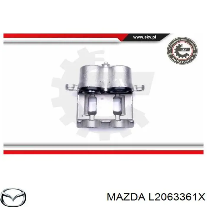 Zacisk hamulcowy przedni prawy Mazda L20633980A cena, od 60,52 USD