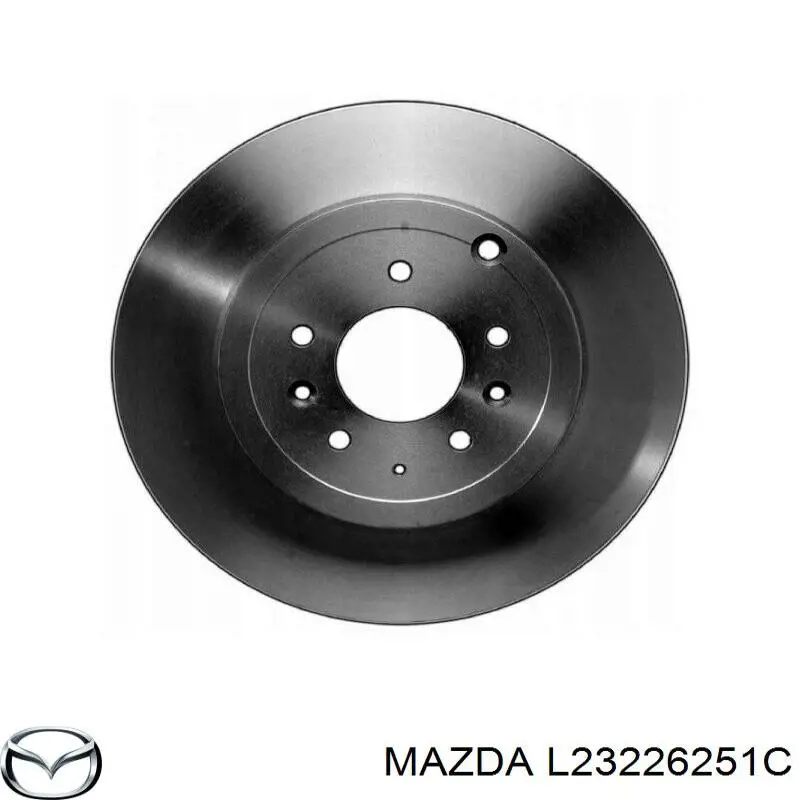 Tarcza hamulcowa tylna Mazda L23226251C cena, od 73,21 USD