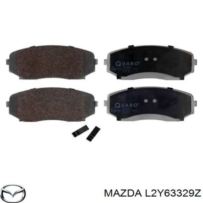 Klocki hamulcowe przednie tarczowe Mazda L2Y63329Z cena, od 25,86 USD