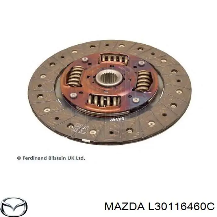 Do koszyka L30116460C Mazda Tarcza sprzęgła