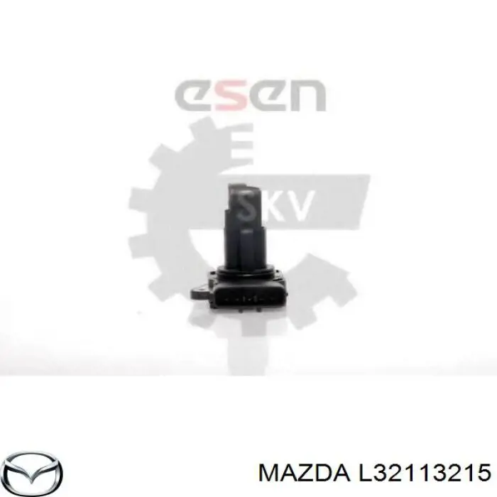 Czujnik przepływu powietrza, przepływomierz powietrza M.A.F. Mazda L32113215 cena, od 61,10 USD