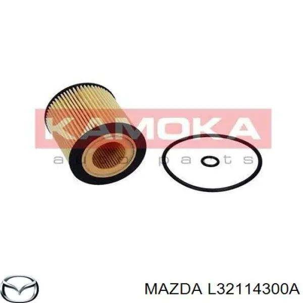 Do koszyka L32114300A Mazda Pokrywa filtra oleju