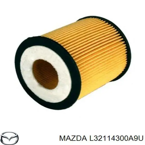 L32114300A9U Mazda Pokrywa filtra oleju