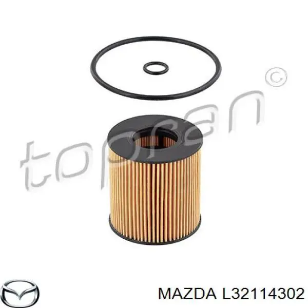 Filtr oleju L32114302 Mazda