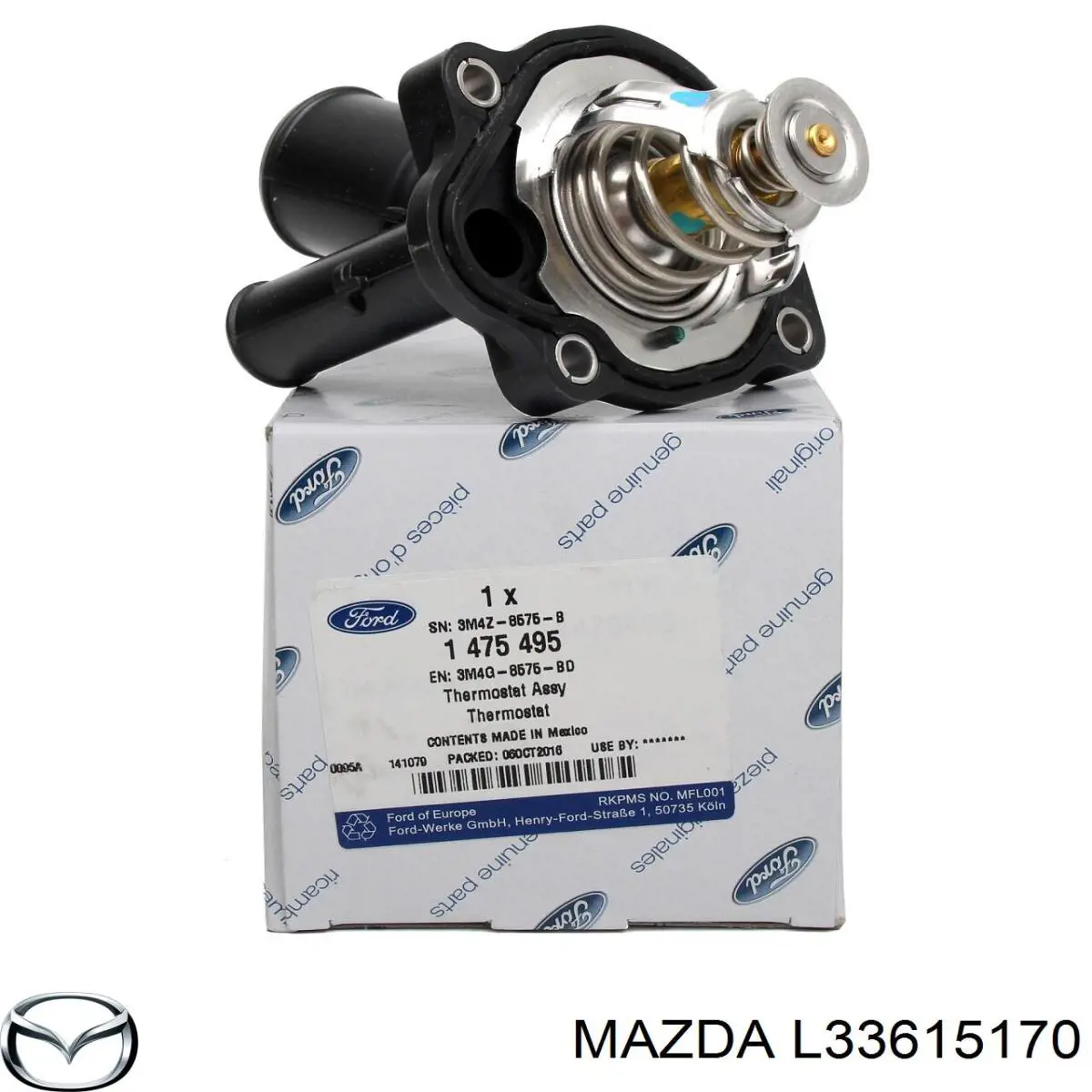 Do koszyka L33615170 Mazda Termostat