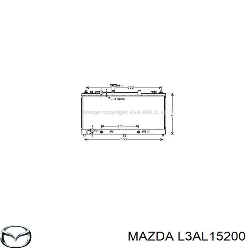 L3AL15200 Mazda Chłodnica silnika