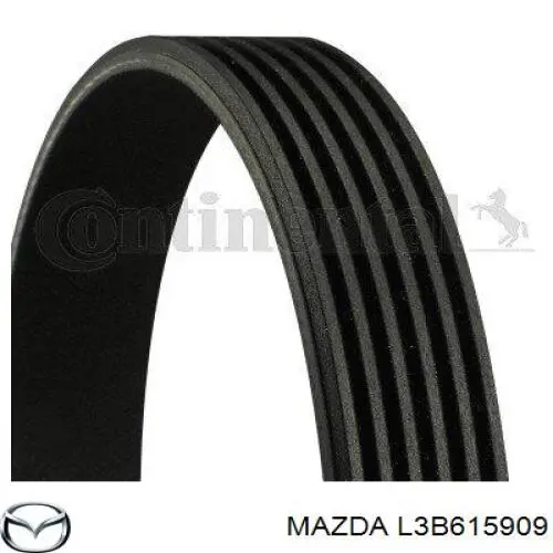 Pas napędowy mechanizmów Mazda L3B615909 cena, od 24,42 USD