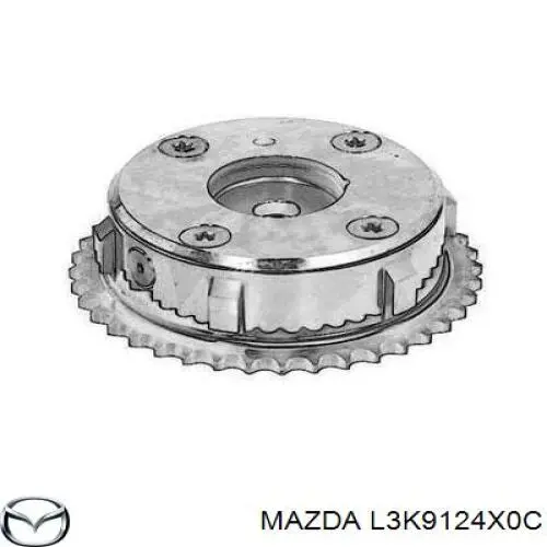 Do koszyka L3K9124X0C Mazda Koło zębate walcowe wału rozrządu silnika, lewego