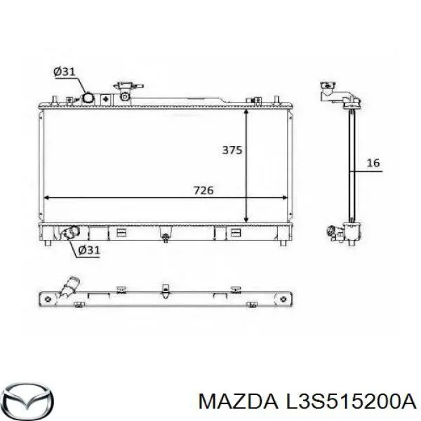  Mazda L3S515200A