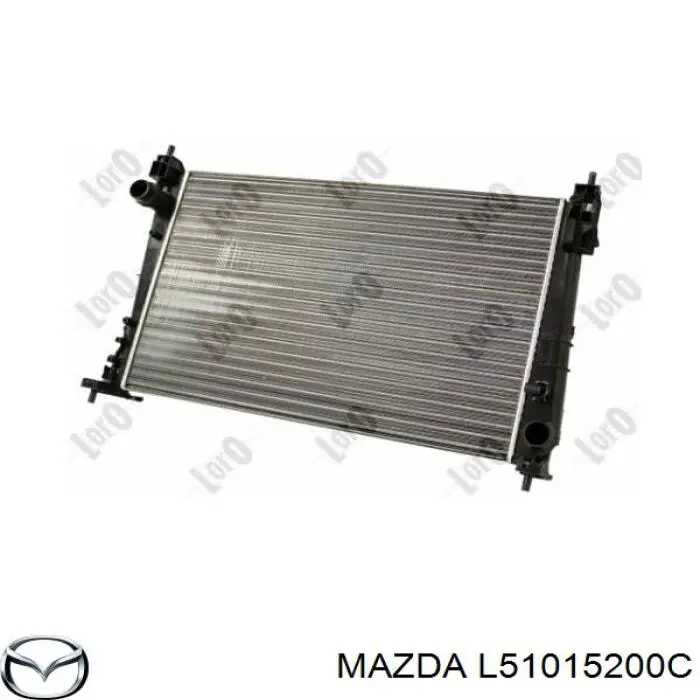 Do koszyka L51015200C Mazda Chłodnica silnika
